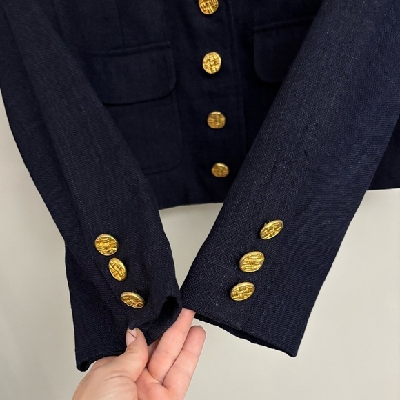 Vintage Carlisle Cropped Silk Jacket Size 10 - Picture 3 of 7